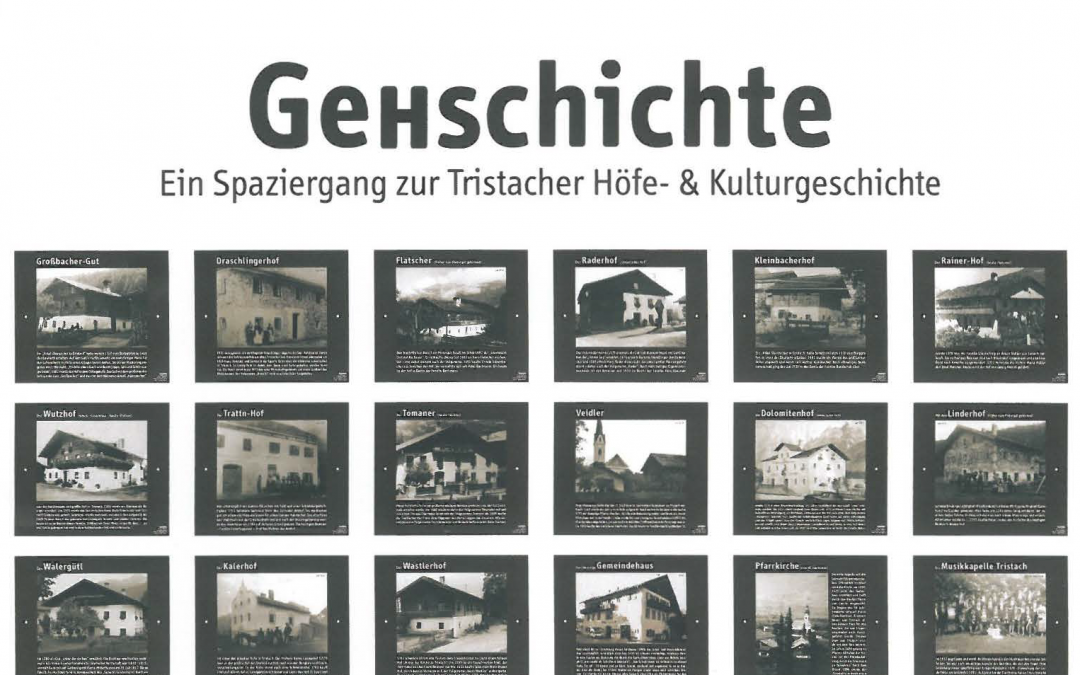 GeHschichte – Ein Spaziergang zur Tristacher Höfe- & Kulturgeschichte