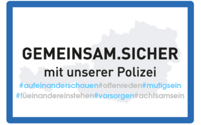 GEMEINSAM.SICHER mit unserer Polizei