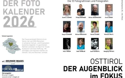 Fotokalender 2026 – „Osttirol: Der Augenblick im Fokus“